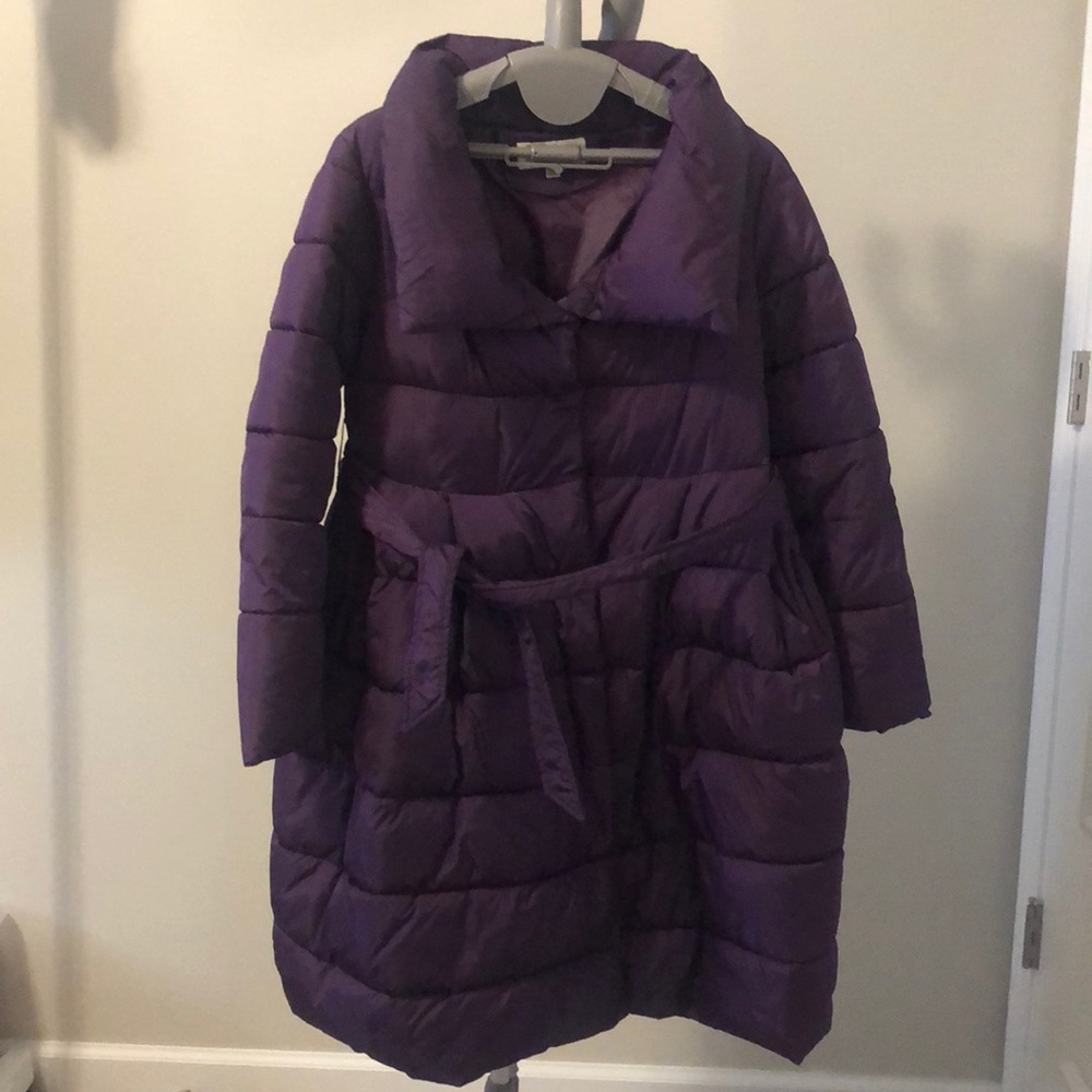 Purple quilted coat BOGO